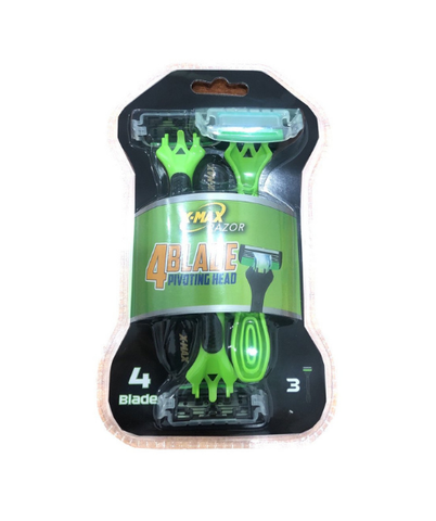 DAO CẠO RÂU 4 LƯỠI S114 3 CÁI