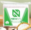 Tăm bông thân trúc muối biển Newlife túi 100pcs