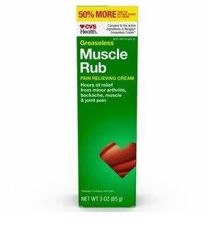 Mỹ Kem mỡ giảm đau cơ tức thời CVS Health Muscle Rub 85g