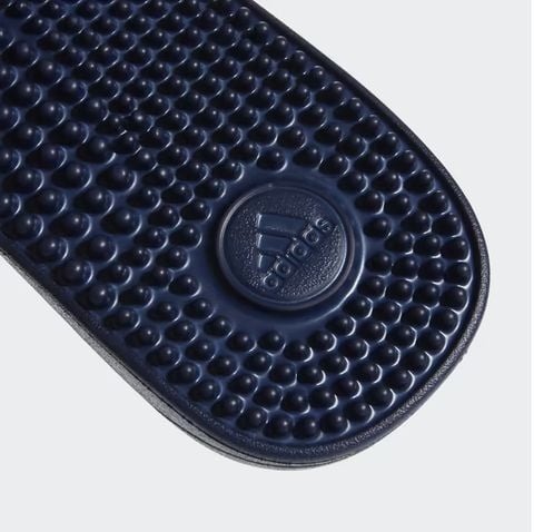 Dép có gai mềm dẻo massage thư giãn xanh trắng, unisex Adidas ADISSAGE SLIDES [Auth]