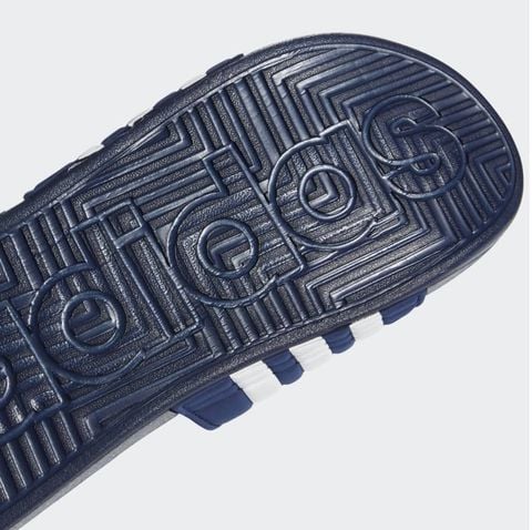 Dép có gai mềm dẻo massage thư giãn xanh trắng, unisex Adidas ADISSAGE SLIDES [Auth]