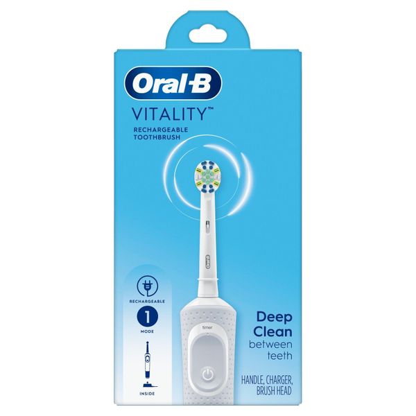 Bàn chài điện Oral-B Vitality Màu trắng, hồng [Mỹ]