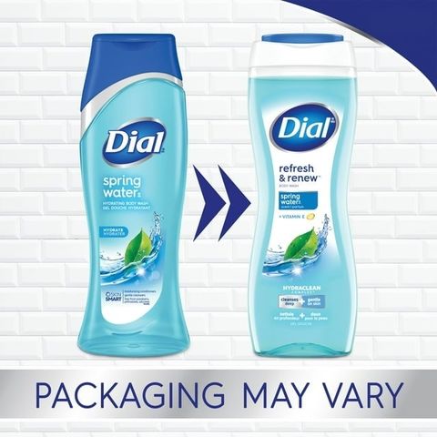 Sữa tắm làm sạch & tái tạo làn da hương nước suối tươi mát Dial Body Wash Refresh & Renew Mỹ 473 mL