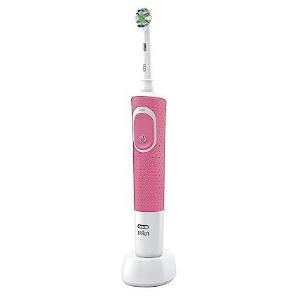 Bàn chài điện Oral-B Vitality Màu trắng, hồng [Mỹ]