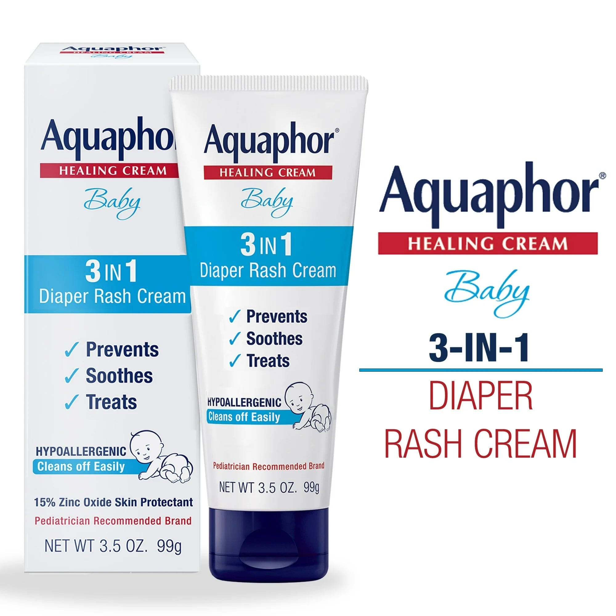Kem chống hăm tã 3 trong 1 Aquaphor Mỹ 99g
