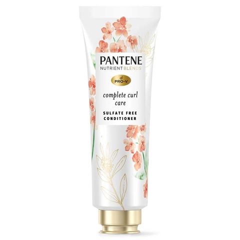 Dầu gội và xả dành cho tóc xoăn Pantene Nutrient Blends Pro-V with Jojoba oil 285 mL [Mỹ]