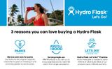 [Mỹ] Bình giữ nhiệt Hydro Flask miệng tiêu chuẩn nắp ống hút linh hoạt.