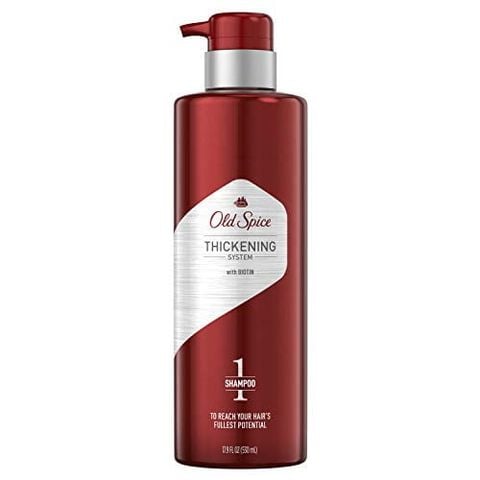 Dầu gội cho Nam có mái tóc mỏng Old Spice Hair Thickening with Biotin 530 mL [Mỹ]