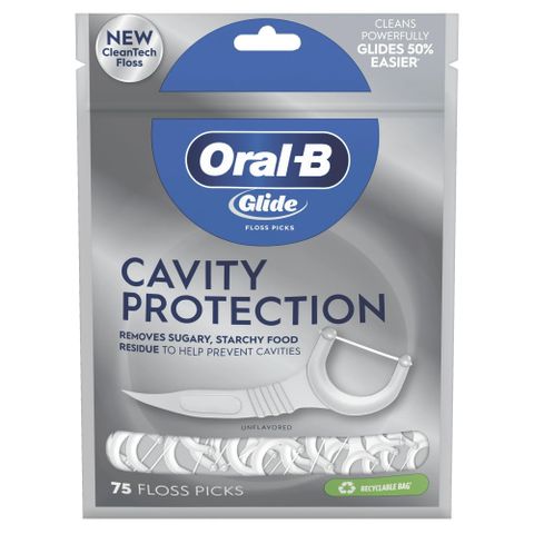 Tăm chỉ nha khoa sạch sâu hương bạc hà tưới mát Oral -B Mỹ - gói 75 chiếc