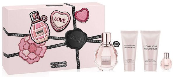 [Mỹ] Set 4 món VIP - Nước hoa nữ VIKTOR & ROLF Ladies Flowerbomb