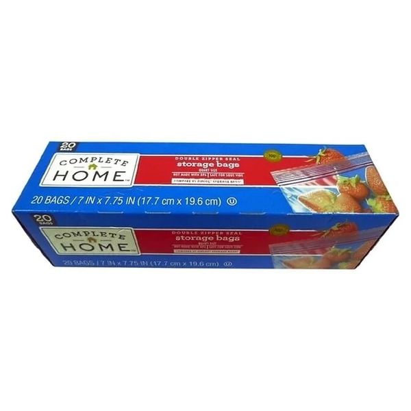 Túi Zip kép hộp 1 túi [Mỹ]
