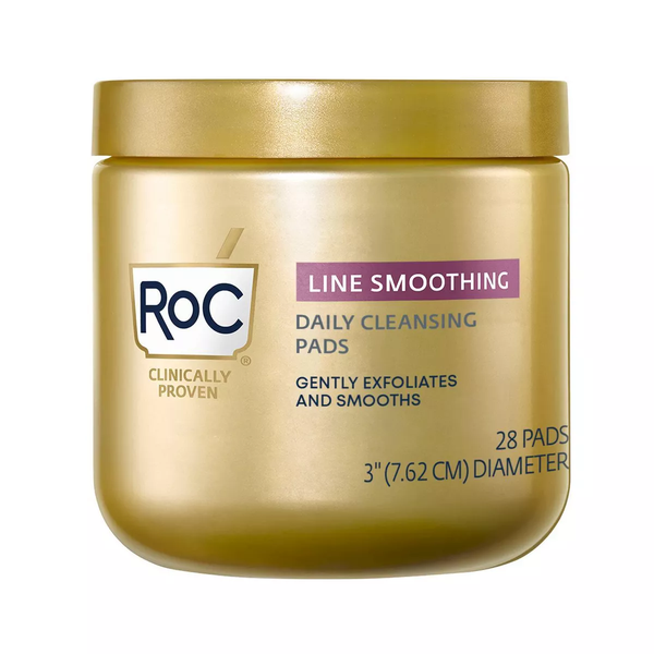 RoC Line Smoothing Daily Cleansing Pads Miếng Lau Làm Mịn & Sạch Da (28 miếng)