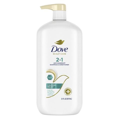 Dầu gội, xả trị gàu 2 trong 1 Dove Scalp Care 2-in-1 917 mL [Mỹ]