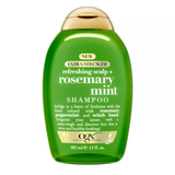 Dầu gội, dầu xả phục hồi tóc với chiết xuất hương thảo, bạc hà và keratin OGX Rosemary Mint Extra Strength