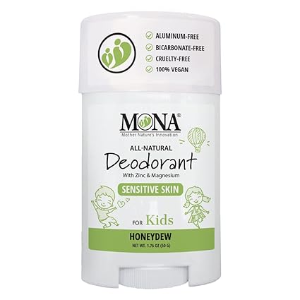 Thanh lăn khử mùi MONA Honeydew 100% tự nhiên cho trẻ em Mỹ