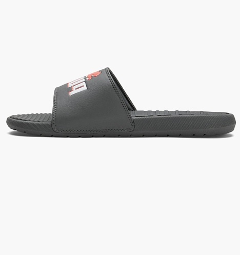 Dép Puma Cool Cat Leap Men's Slides 383441-06 Màu Đen Họa Tiết Đỏ Size 43