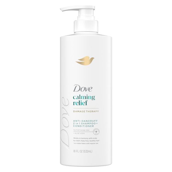 Dove Calming Relief 2-in-1 Trị Gàu & Dưỡng Tóc Dịu Nhẹ Cho Da Đầu Nhạy Cảm