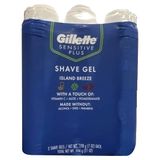 Gel Cạo Râu Gillette Island Breeze – Êm Mượt, Không Kích Ứng, Hương Biển Nam Tính