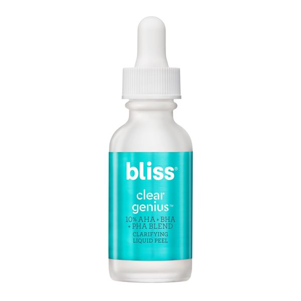 Tinh chất tẩy tế bào chết ban đêm Bliss Clear Genius Clarifying Liquid Peel, 30mL