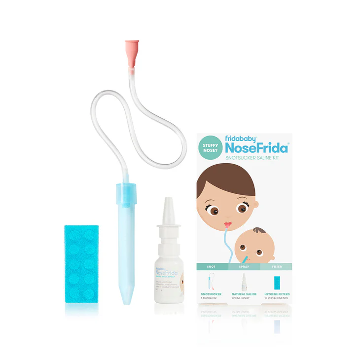 Bộ Dụng Cụ Hút Mũi FridaBaby NoseFrida Snotsucker Saline Kit Mỹ