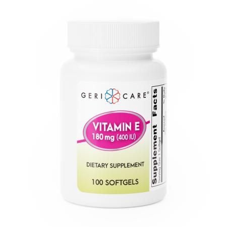 [Mỹ] Viên nang mềm bổ sung vitamin E GeriCare 100 viên