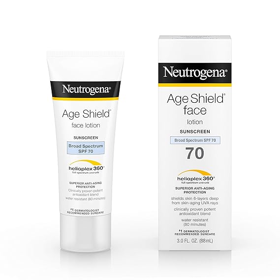 Mỹ Kem chống nắng phổ rộng, dưỡng da chống lão hóa, không gây bóng nhờn Neutrogena Age Shield SPF 70, 88mL
