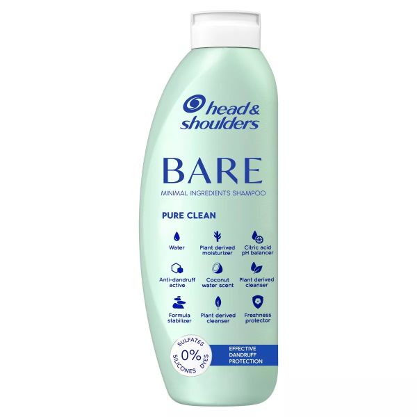 [Mỹ] Dầu gội sạch gàu, lành tính chuẩn Mỹ thế hệ mới Head & Shoulders Bare 400mL