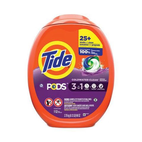 Viên giặt Tide PODS® 3 trong 1 - Giải pháp giặt giũ toàn diện - 1 thùng 112 viên nhập bản Mỹ
