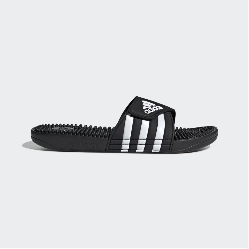 Dép có gai mềm dẻo massage thư giãn đen, trắng unisex Adidas ADISSAGE SLIDES Auth