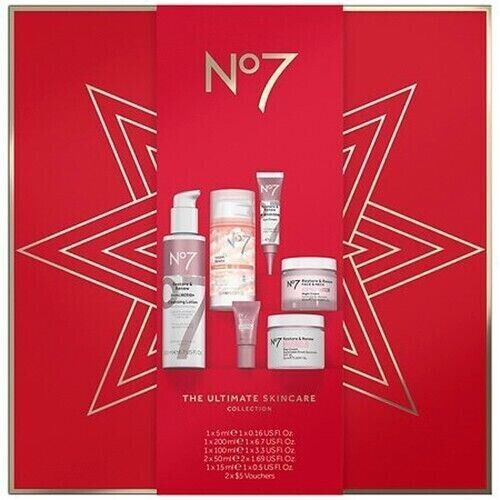 [Auth] Bộ dưỡng da No7 Restore & Renew 6 món