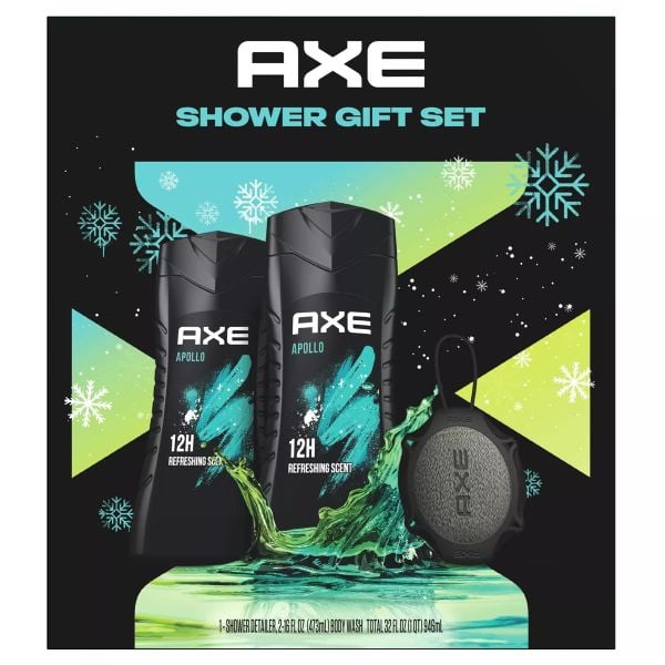 Bộ sữa tắm và bọt biển AXE dành cho nam giới [Mỹ]