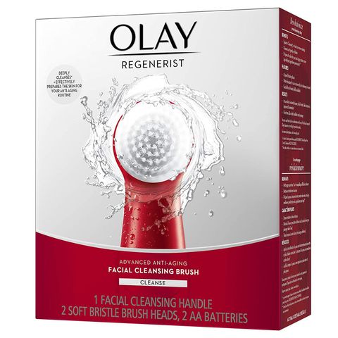 Máy rửa mặt và tẩy tế bào chết da mặt kèm chai sửa rửa mặt Olay Regenerist [Mỹ]