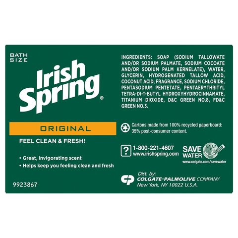Xà bông cục dưỡng ẩm hương thơm truyền thống Irish Spring Mỹ (hương việt kiều) dành cho nam giới