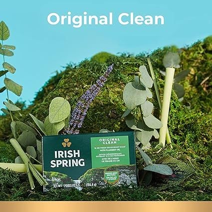 Xà bông cục dưỡng ẩm hương thơm truyền thống Irish Spring Mỹ (hương việt kiều) dành cho nam giới