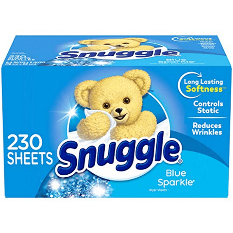 Giấy Thơm Sấy Quần Áo, Làm Mềm Vải, Kiểm Soát Tĩnh Điện và Loại Bỏ Mùi Hôi Snuggle Dryer Sheets (Mỹ)