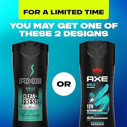Bộ sữa tắm và bọt biển AXE dành cho nam giới [Mỹ]