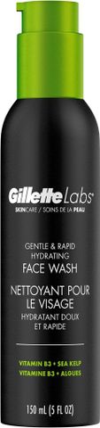 Gel rửa mặt GilletteLabs Gentle and Rapid Hydrating Face Wash cho nam giới, 150 mL