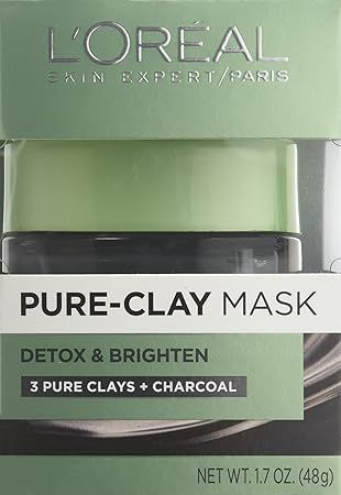 Mặt nạ đất sét nguyên chất L'Oreal Skin Expert Detox & Brighten 48g [Mỹ]