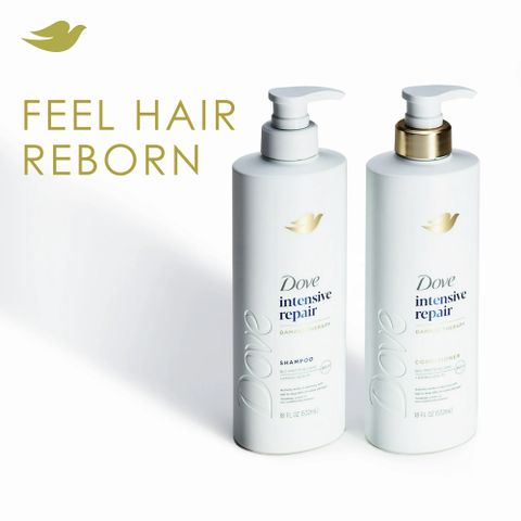 Dầu gội phục hồi tóc hư tổn chuyên sâu Dove Shampoo Intensive Repair 532 mL [Mỹ]