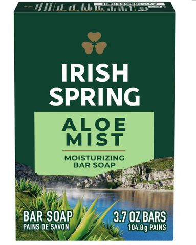 Xà bông cục dưỡng ẩm tinh chất nha đam Irish Spring Mỹ dành cho nam giới
