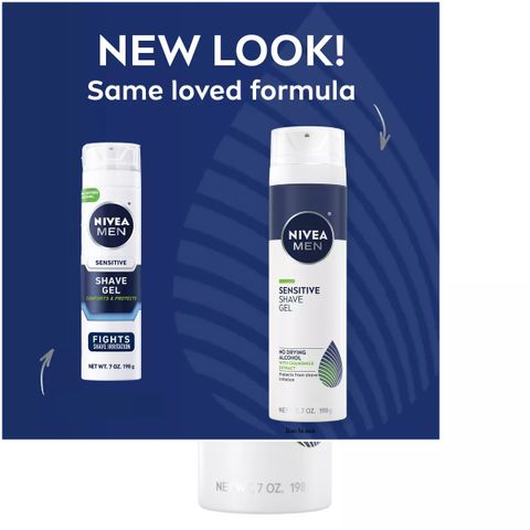 Gel cạo râu Nivea Men Shaving Gel Sensitive 198g [Mỹ]