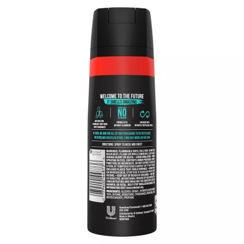 [Mỹ] Xịt khử mùi toàn thân AXE Apollo dành cho nam, hương gỗ, 144g