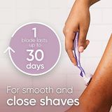 Dao cạo lông tích hợp sẵn gel hương hoa lan với 2 đầu thay dành cho nữ Venus ComfortGlide Freesia [Mỹ]