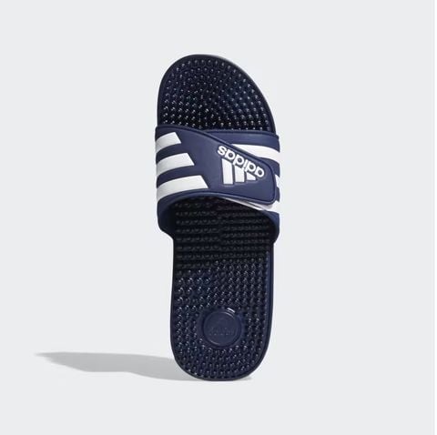 Dép có gai mềm dẻo massage thư giãn xanh trắng, unisex Adidas ADISSAGE SLIDES [Auth]