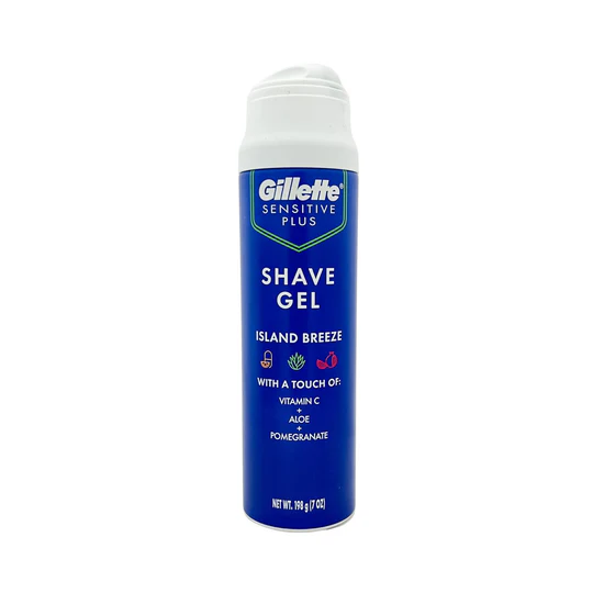 Gel Cạo Râu Gillette Island Breeze Êm Mượt, Không Kích Ứng, Hương Biển Nam Tính