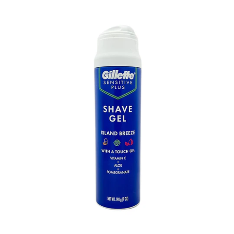 Gel Cạo Râu Gillette Island Breeze – Êm Mượt, Không Kích Ứng, Hương Biển Nam Tính