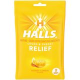 Kẹo ngậm giảm ho và làm dịu đau họng Halls Cough Drops [Mỹ]