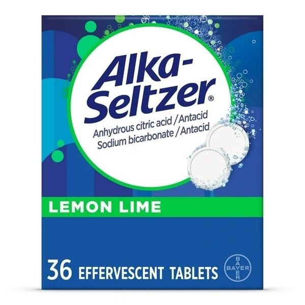 [Mỹ] Viên sủi hỗ trợ tiêu hóa làm giảm khó tiêu, ợ nóng & ợ chua ALKA - SELTZER 24 viên