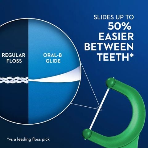 Tăm chỉ nha khoa tươi mát hương bạc hà Oral -B Mỹ