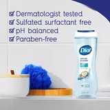 Sữa tắm dưỡng ẩm da hương dừa Dial Body Wash Refresh & Renew Coconut Water Mỹ 473 mL